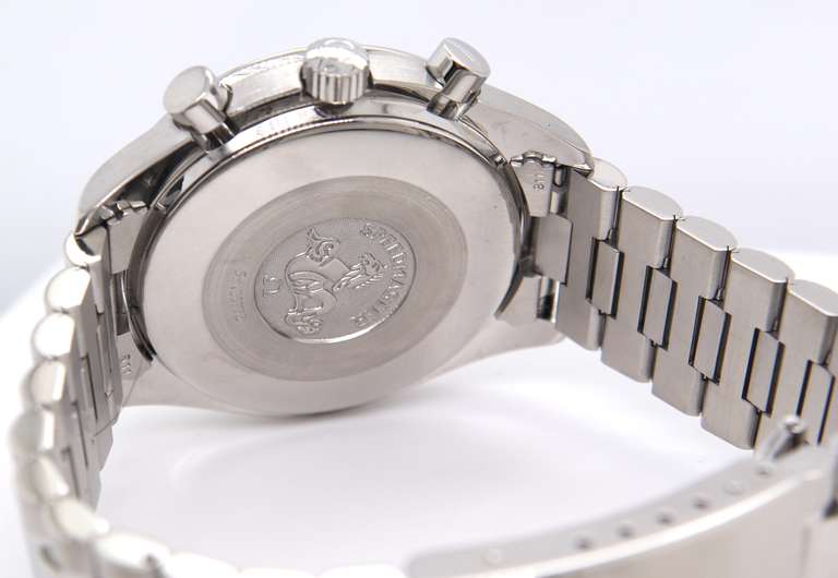 Vintage Omega Speedmaster Reduced Limited Edition Automatic Blue Dial Watch