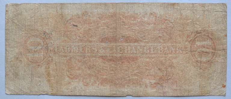 $ 10 Farmers & Exchange Bank Charleston SC Dec 2 1832 Note