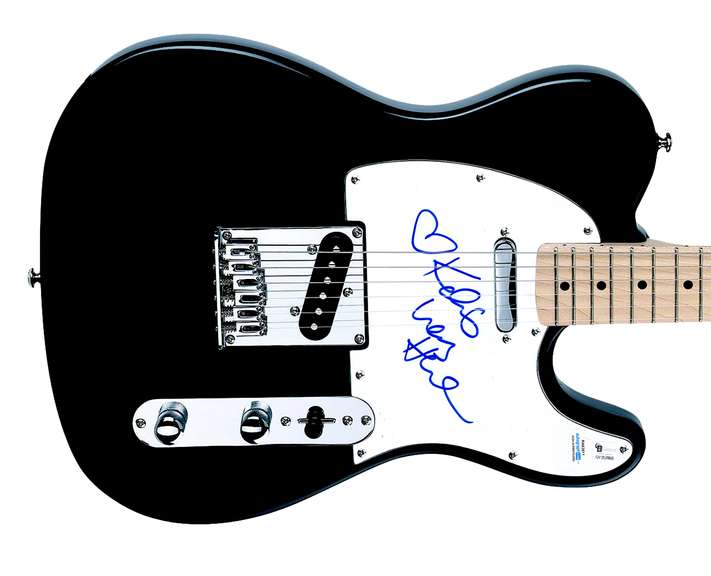 Kelis Autographed Signed Guitar Rap Hip-Hop My Milkshake Nas Ex-Wife ACOA