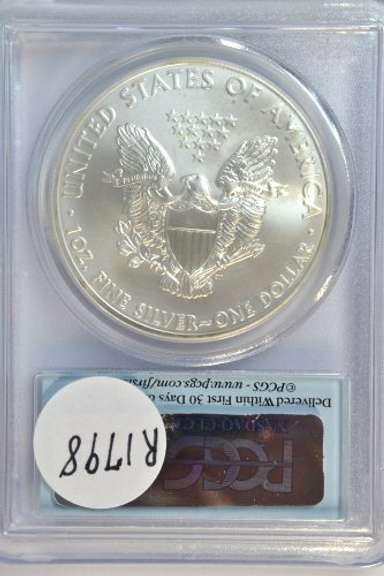 Perfect PCGS MS70 graded 2012-(S) $1 American Silver Eagle
