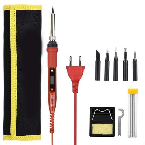 80W Soldering Iron Kit Adjustable Temperature