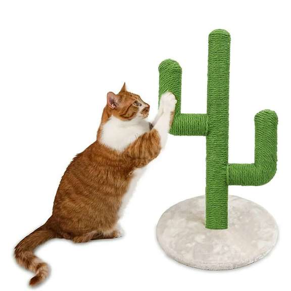 Cactus Pet Cat Tree Toys Durable Scratcher Post