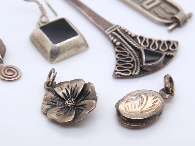 Lot of Vintage Sterling Silver Jewelry