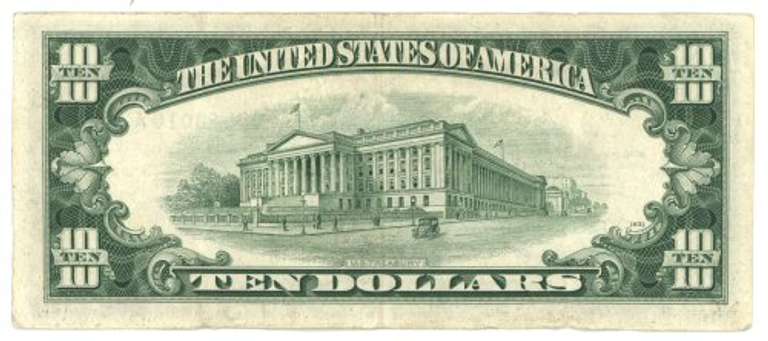 Scarce 1953 Series $10 Silver Certificate STAR NOTE