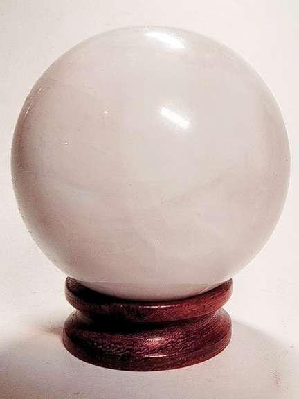 Beautiful 1,360ct highly polished Calcite sphere