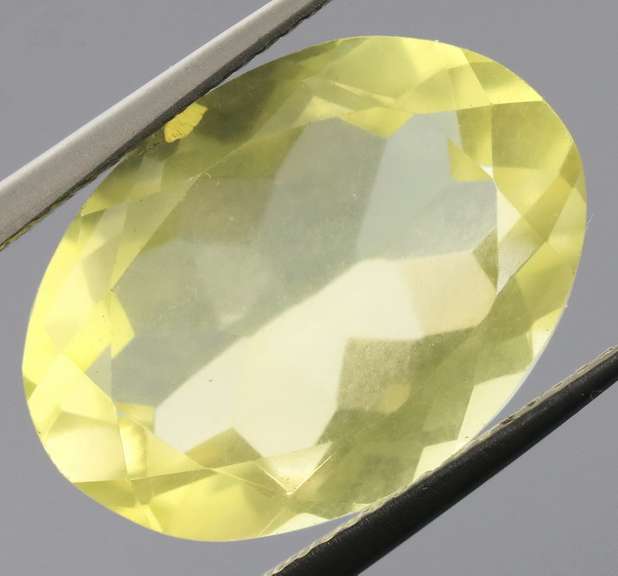 Glittering 10.67ct lemon yellow Citrine