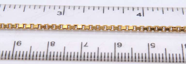 Strong 18kt Box Link Chain Necklace