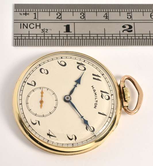 Superb Hamilton Men's GF Pocket Watch