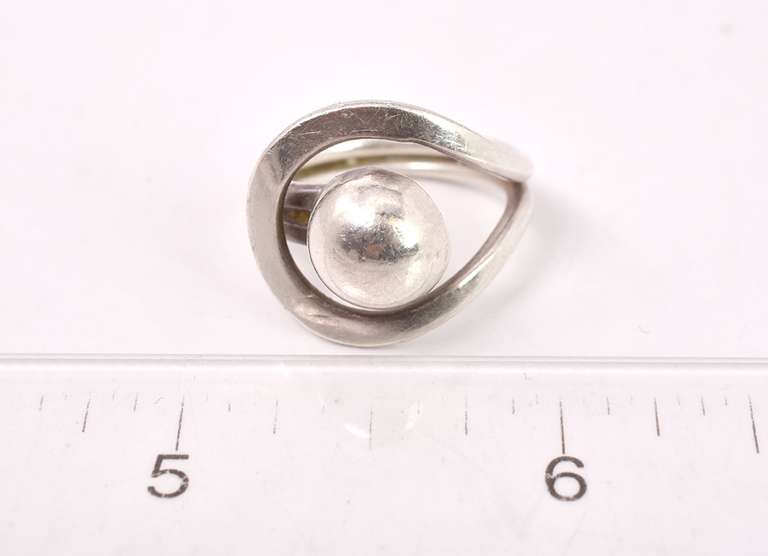 Dome Ring in Sterling Silver