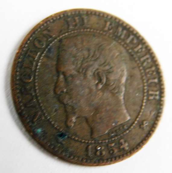 Rare 1854 Napoleon French Empire Coin