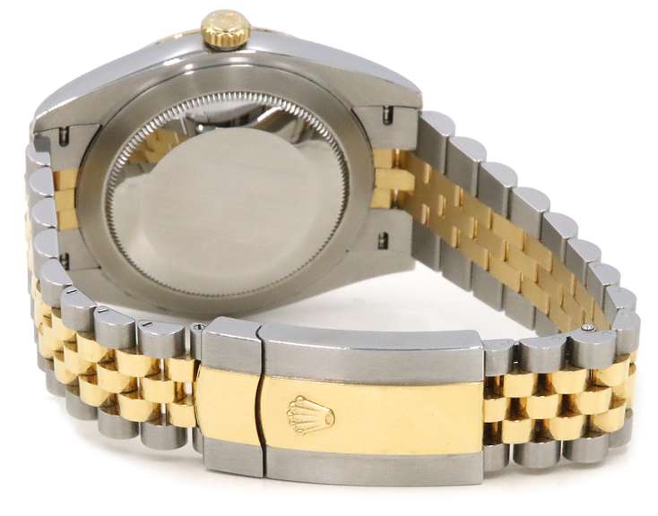 Rolex Datejust Two Tone 18kt Gold Watch