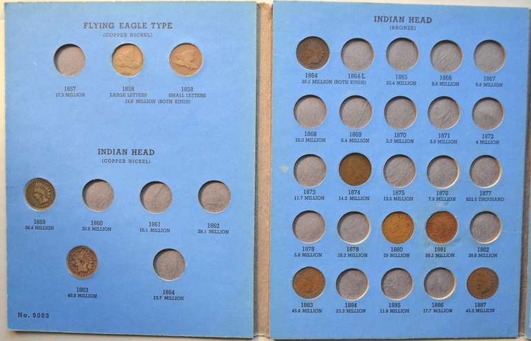 Starter Indian Head Cent Collection