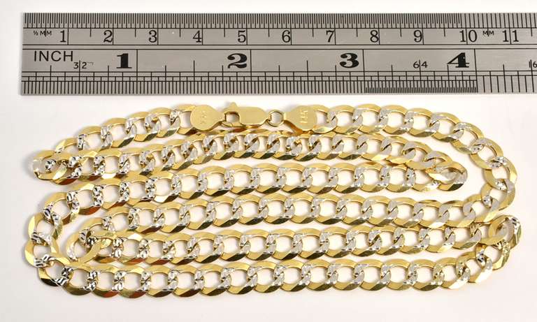 Nice 14k Curb Link Necklace