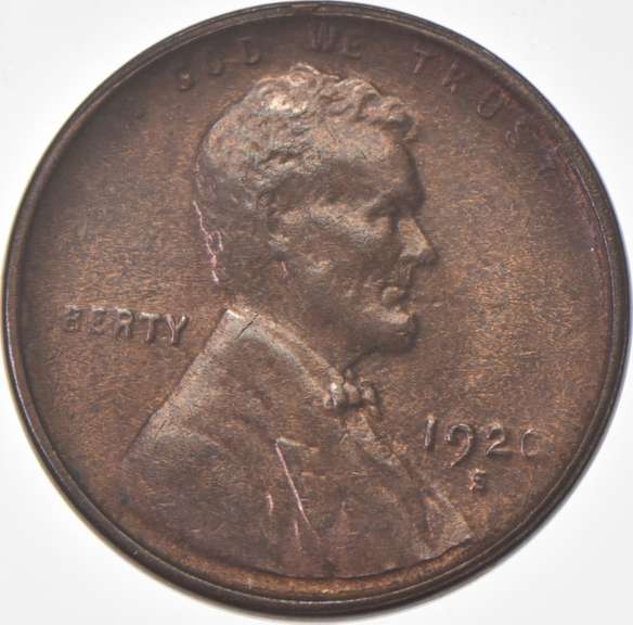 1920-S Lincoln Wheat Cent