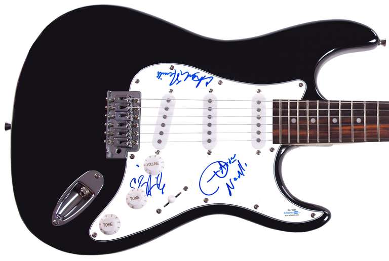 The Neville Brothers Autographed Signed Guitar ACOA