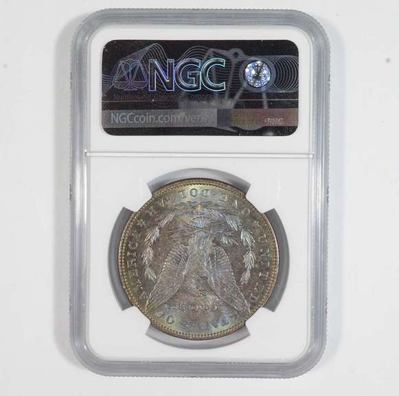 MS61 1887 Morgan Silver Dollar - Graded NGC Great Tone