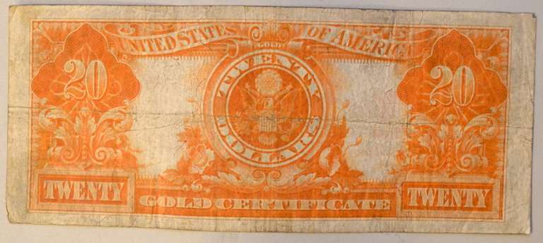 $ 20 1922 Series Gold Certificate.