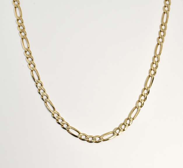 Stunning 14k Figaro Necklace