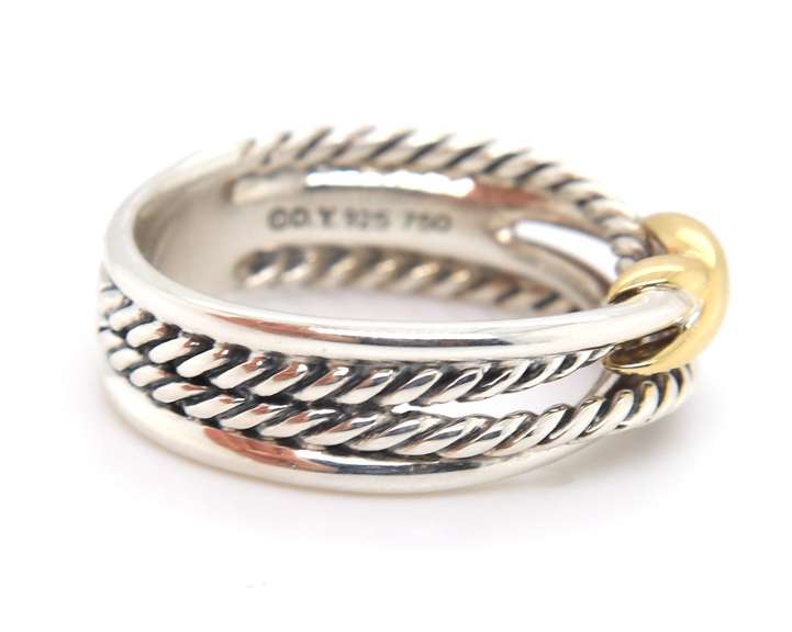 David Yurman X Cross over Ring