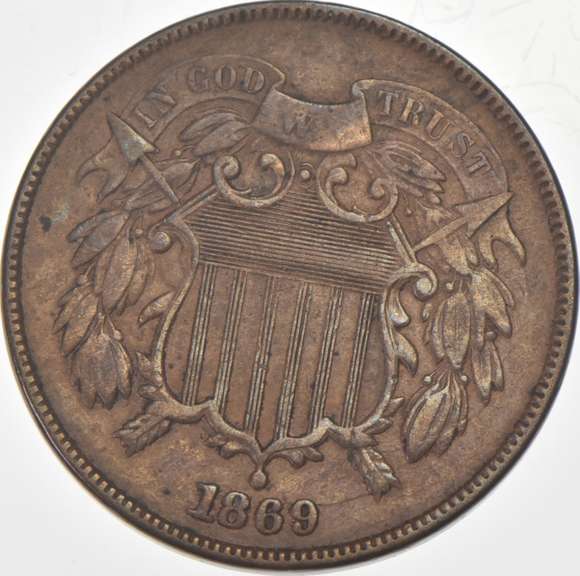 1869 Two-Cent Piece