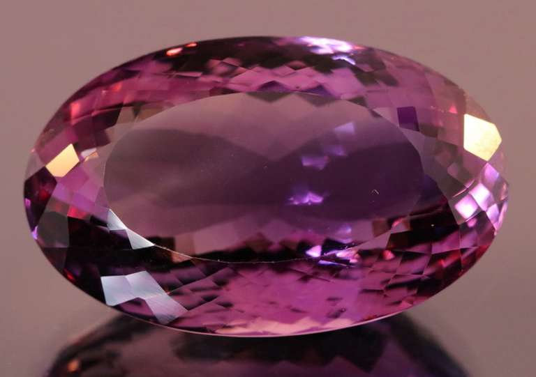 Collectors color shifting 87.40ct eye clean Brazilian Amethyst
