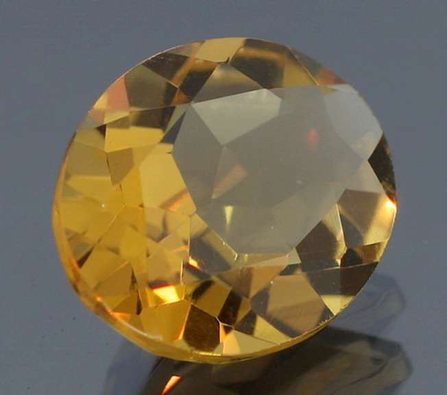 Rich 3.85ct 10x12mm golden Citrine