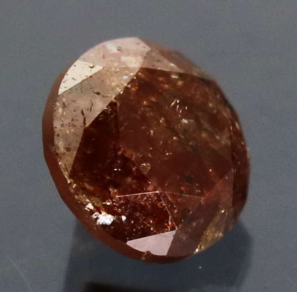 Eye catching .84ct smooth cut chocolate Diamond solitaire