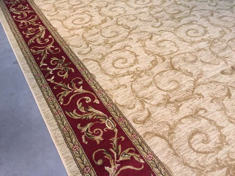 FRENCH SCROLL DESIGN RUG 6x8
