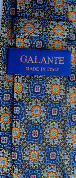 Fine Quality Italian Hand Made Silk Tie By Galante