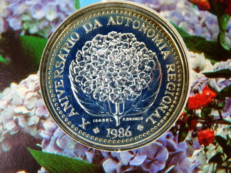 Portugal Acores-Azores Uncirculated 925 Silver Coin