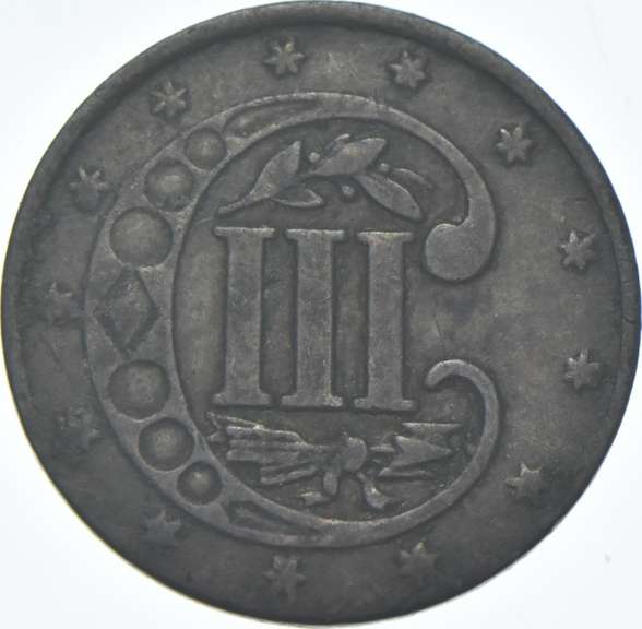 1858 Silver Three-Cent Piece