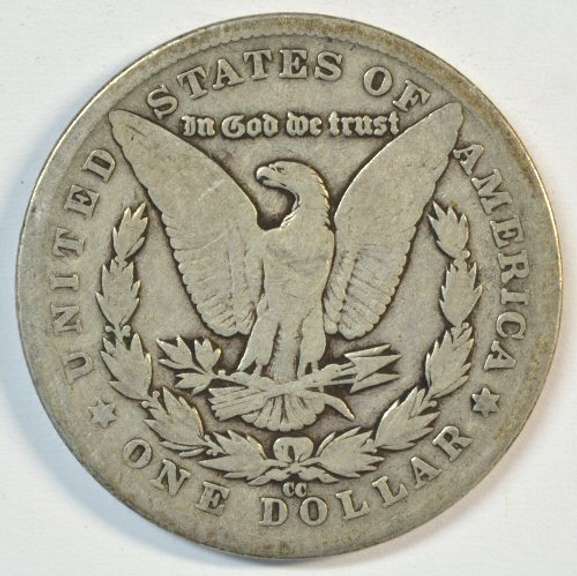 Better date 1883-CC Morgan Silver Dollar in circ