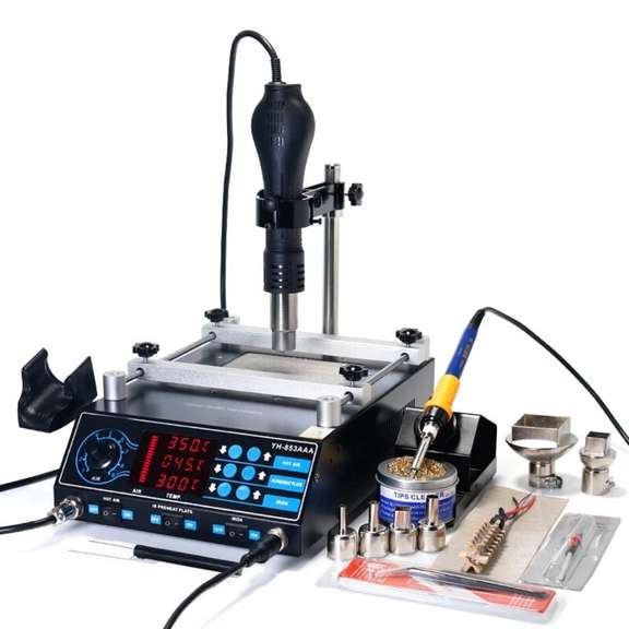 3 In 1 Preheating Infrared BGA Rework Soldering Station