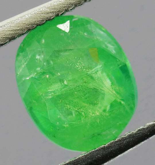 Vivid! .87ct oval cut Tsavorite Garnet