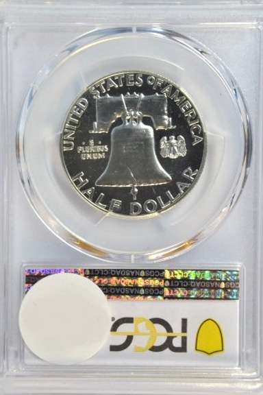 Near Flawless 1962 Gem Proof Franklin Half Dollar. PCGS PR68