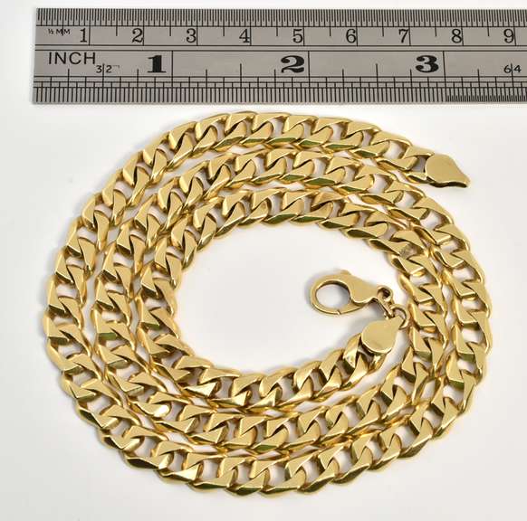 Heavy 14k Standard Link Necklace