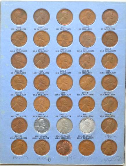 Nice Partial Lincoln Cent Album 1909-1944