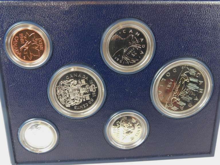 1981Canada Specimen 6 Coin Set