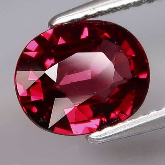 Ravishing 2.07ct VS rich red violet Rhodolite Garnet