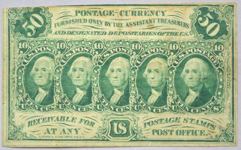 50 Cent First Issue Fractional Note