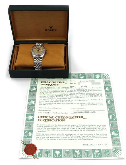 Rolex Datejust Silver Dial Jubilee 36mm Watch