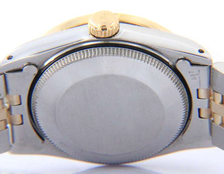 Rolex Datejust 2 Tone 31mm Diamond Dial Bezel Watch