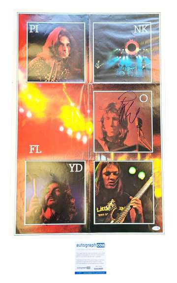 Pink Floyd Roger Waters Nick Mason Signed 1973 20x30 Album Photo Poster ACOA