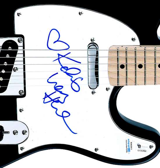Kelis Autographed Signed Guitar Rap Hip-Hop My Milkshake Nas Ex-Wife ACOA