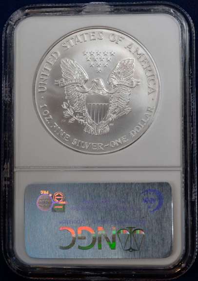 2001 American Silver Eagle NGC MS69