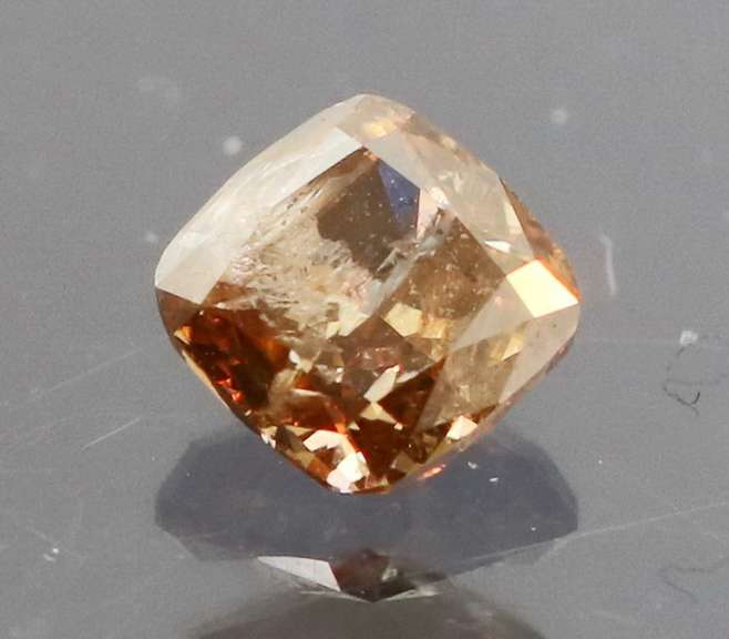 Glittering .39ct untreated calico Diamond