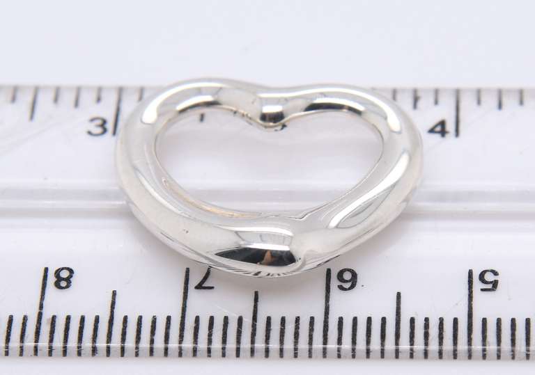 Tiffany & Co Elsa Peretti Open Heart Pendant