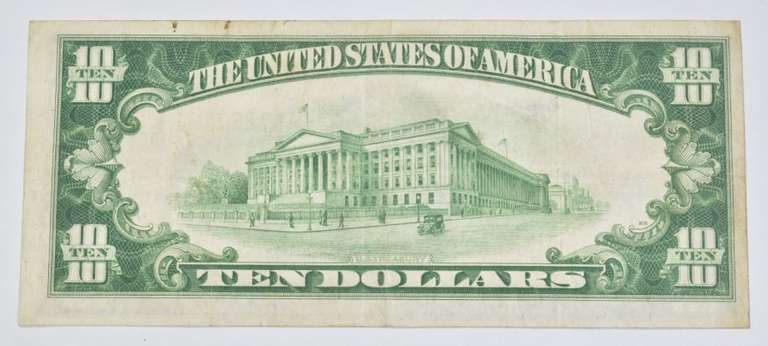 1928 $10 United States Gold Certificate