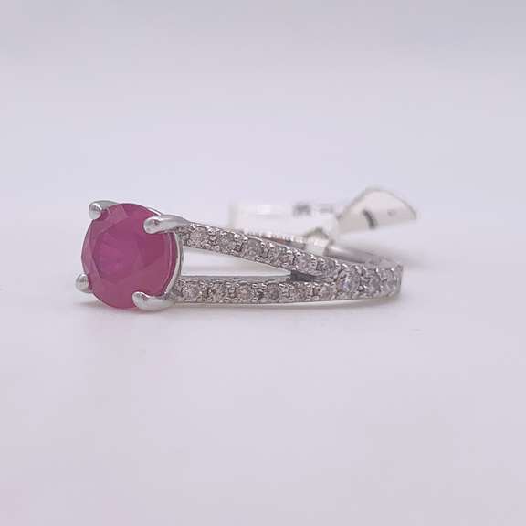 14kt Gold, Ruby, & Diamond Ring