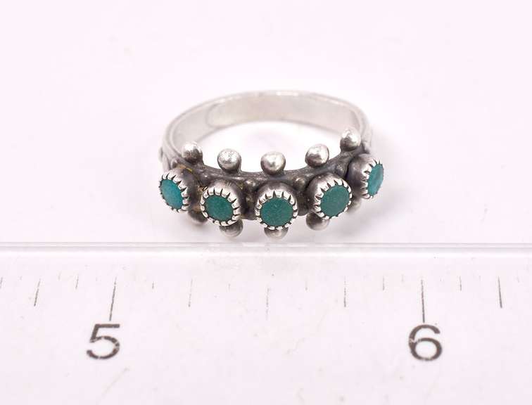 Blue Gemstone Ring in Sterling Silver
